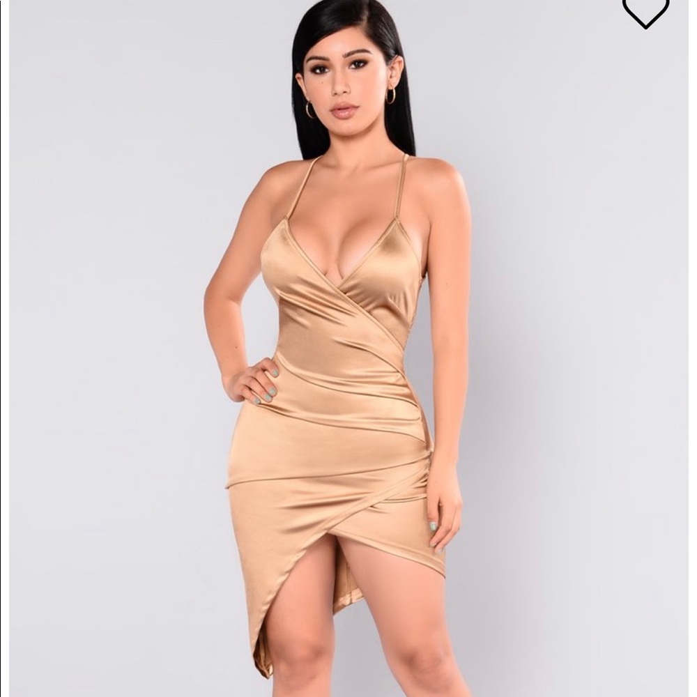 Starlight Beauty Dress - Gold